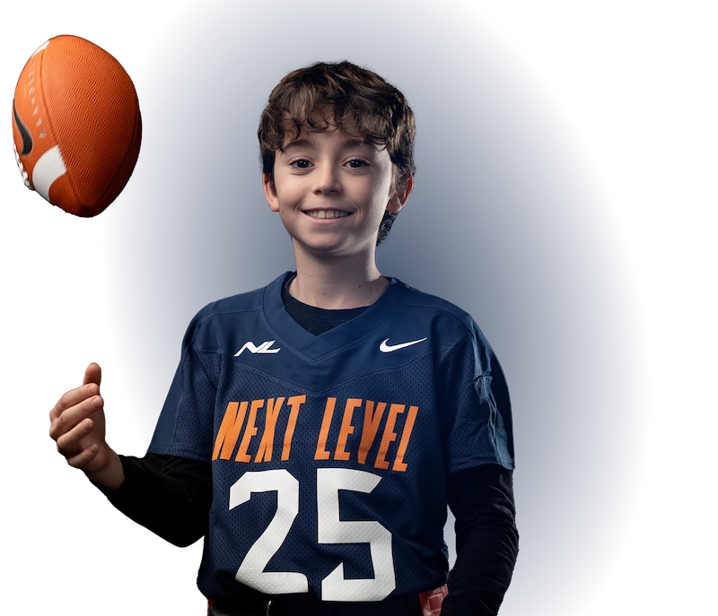 Player with football